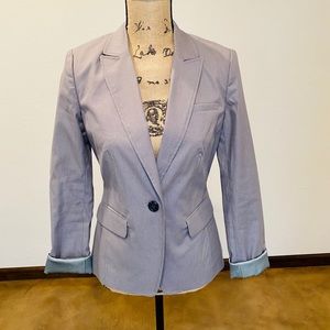Banana Republic Grey Pin Stripe Blazer